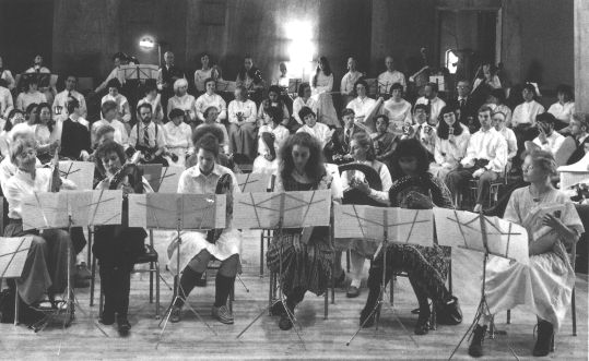 Concert rehearsal